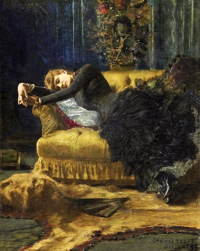 Beers Jan Van Portrait Of A Young Woman 1883 canvas print