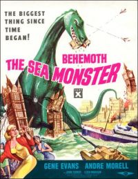 베히모스 바다 괴물 영화 포스터