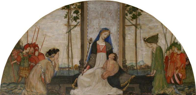 Bell Robert Anning Queen Titania And The Indian Child canvas print