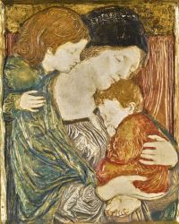 Bell Robert Anning Relief With A Mother And Children 1906