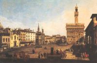 Belloto Bernardo Piazza Della Signora In Florence canvas print