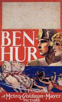 Póster de la película Ben Hur 1925 2a3, impresión en lienzo