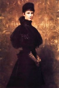 Benczur Gyula Portrait Of Queen Elizabeth 1899