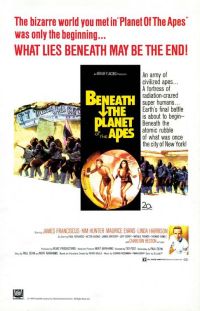 Beneath The Planet Of The Apes Movie Poster canvas print