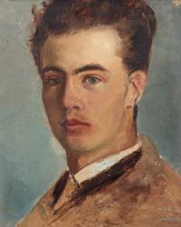 Bergh Richard Self Portrait As A Young Man canvas print