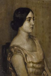 Bernard Emile Portrait De Sylvana Lupo 1926