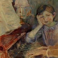 Berthe Morisot Julie escuchando 1888