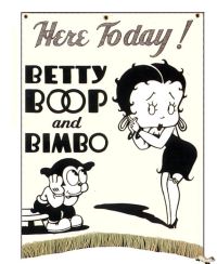 Betty Boop Banner 30x22 pollici 1933 poster del film
