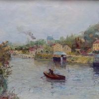 Betzy Akersloot-berg From The River Seine