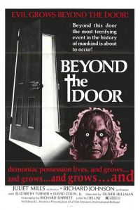 Poster del film Beyond The Door, stampa su tela