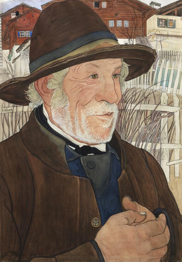 Bie Ler Ernest Mati Le Vieux Sonneur De Savie Se canvas print