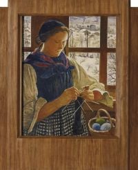 Bieler Ernest Rose At The Window canvas print