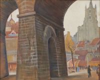 Bieler Ernest Sous Le Grand Pont.1 canvas print