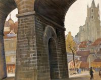 Bieler Ernest Sous Le Grand Pont canvas print
