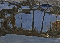Bieler Ernest St Germain In Winter Dawn canvas print