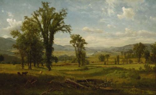 Bierstadt Albert Connecticut River Valley Claremont New Hampshire 1865 canvas print