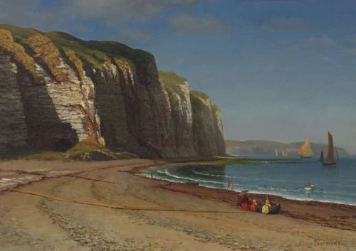 Bierstadt Albert European Coast Ca. 1890 canvas print