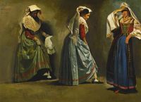 Bierstadt Albert Italian Costume Studies canvas print