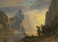 بحيرة بيرشتات ألبرت في لوحة سييرا نيفادا عام 1867