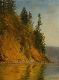 Bierstadt Albert Lake Rosalie California canvas print