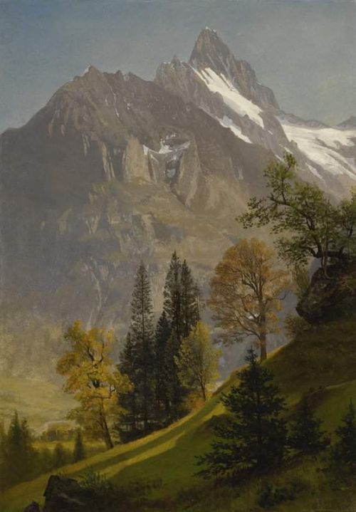 Bierstadt Albert Mountain Landscape canvas print