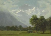 Bierstadt Albert Mountain Landscape 1