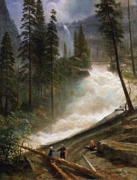 Bierstadt Albert Nevada Falls Yosemite 1872 Or 1873