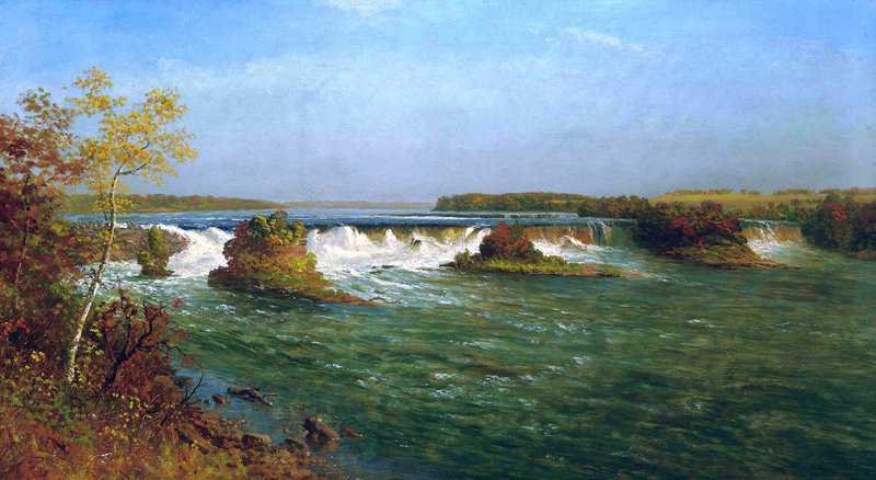Bierstadt Albert The Falls Of Saint Anthony Ca. 1887 canvas print