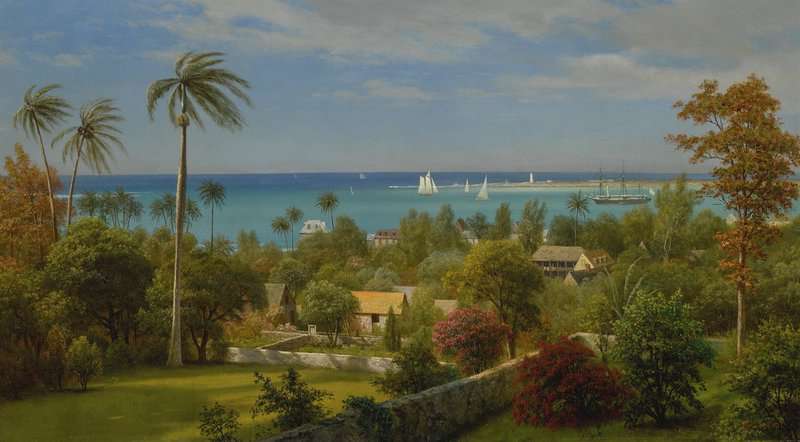 Bierstadt Albert View Of Nassau The Bahamas Ca. 1880s canvas print