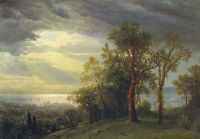 Bierstadt Albert View On The Hudson 1870 canvas print