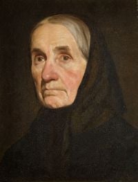 Bilinska Bohdanowicz Anna Portret Starszej Pani 1892 Leinwanddruck
