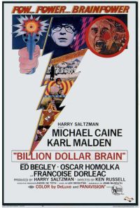 Billion Dollar Brain 1967 Movie Poster canvas print