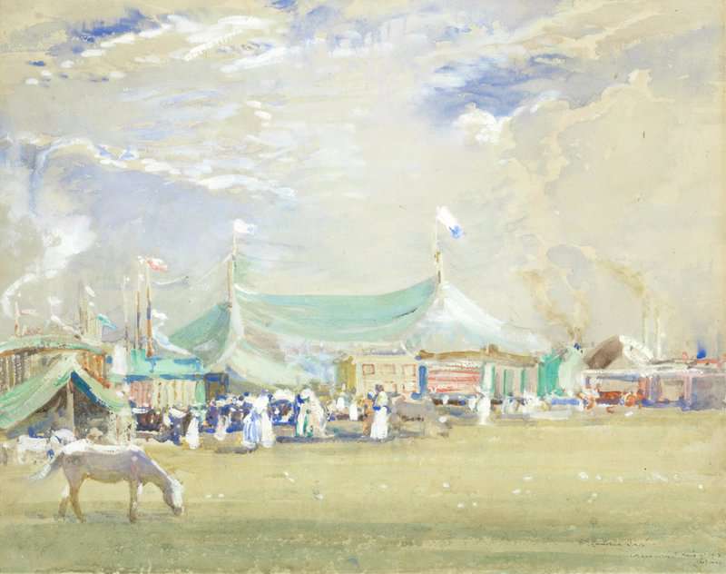 Birch Samuel John Lamorna Corpus Christi Fair 1912 canvas print
