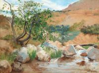 Birger Hugo Landscape From Sierra Nevada Spain canvas print