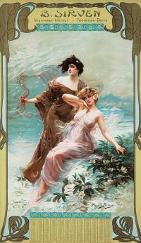 Bisson Edouard Winter And Summer 1907 1 canvas print