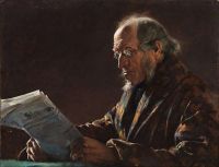 비요크 오스카 독서하는 남자