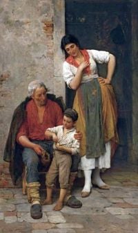 Blaas Carl Theodor Von Grandfather S Pipe 1883 canvas print