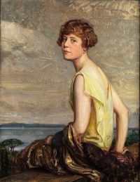 Blaas Carl Theodor Von Portrait Of A Young Lady