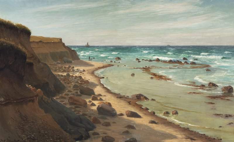 Blache Christian Coastal Scene From Hirtshals Northern Jutland 1906 canvas print