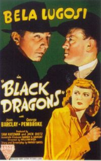 Black Dragons Movie Poster canvas print