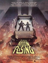 Black Moon Rising Movie Poster canvas print
