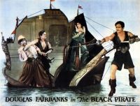 Black Pirate The 1926 1 Movie Poster canvas print