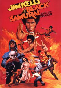 Black Samurai Movie Poster canvas print