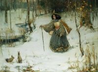 Blacklock Thomas Bromley The Snow Queen 1902 canvas print