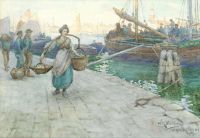 Blacklock William Kay auf der Riva Degli Schiavoni Venedig 1901
