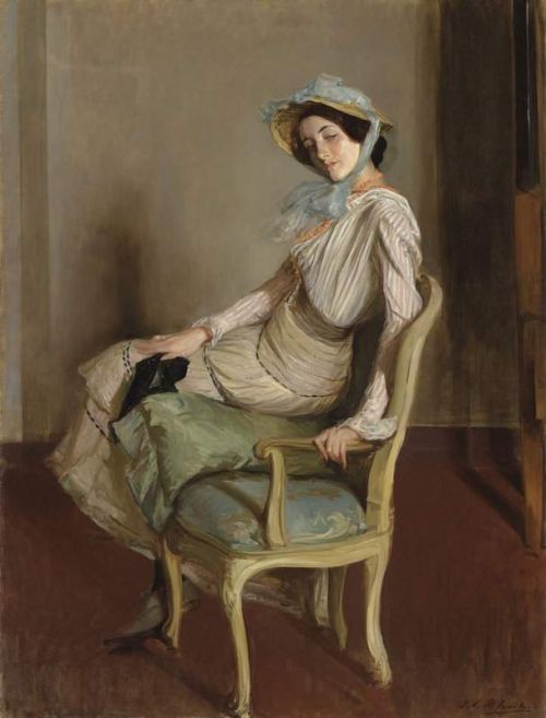 Blanche Jacques Emile Desiree Manfred Sur Une Bergere The Summer Girl Ca. 1904 canvas print
