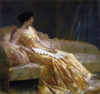 بلاشفيلد إدوين هاولاند بورتريه لزوجة الفنانة إس إيفانجلين ويلبور بلاشفيلد 1889