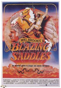 Blazing Saddles 1974 Movie Poster canvas print