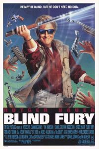 Blind Fury Movie Poster canvas print