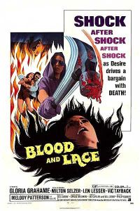 Blood And Lace Movie Poster canvas print